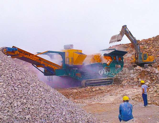 履带式移动破碎站