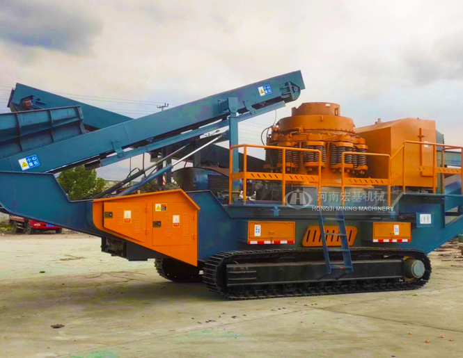 履带式移动破碎站
